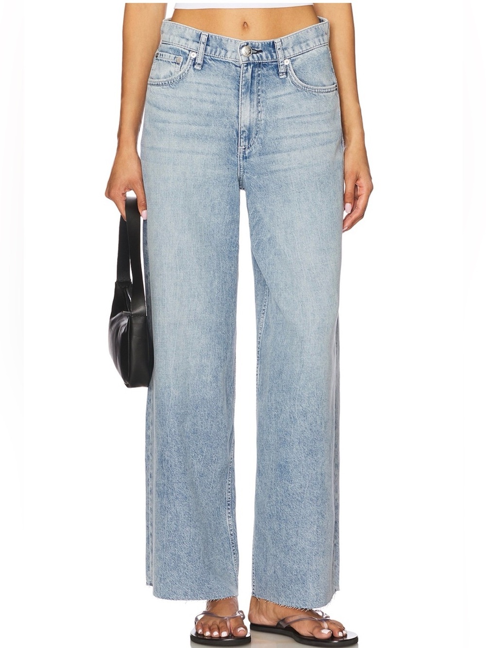 RAG & BONE SOFIE HIGH-RISE ANKLE ULTRA WIDE JEANS